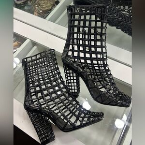 SS 2009 YSL CAGE BOOT SZ 36